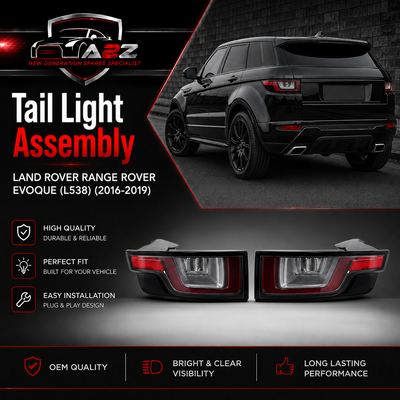 Tail Light Rear Lamp Left LR072649  & Right LR072648 Compatible With LAND ROVER RANGE ROVER EVOQUE (L538) Tag-TLR-05