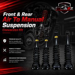 Front & Rear Air To Manual Suspension Conversion Kit (Set Of 4) C2C41347 C2C41346 Compatible With Jaguar XJL (2003-2009)