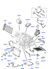 Expansion Valve LR003182 LR009786 LR016631 31291817 Compatible With LAND ROVER DISCOVERY SPORT (L550)  FRE & VOLVO S60 II (134)ELANDER 2  (L359) &| LR2 RANGE ROVER EVOQUE (L538)