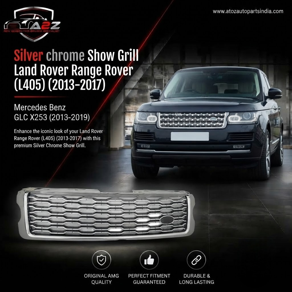 Silver chrome Show Grill  Compatible With Land Rover Range Rover (L405) (2013-17) Tag 21
