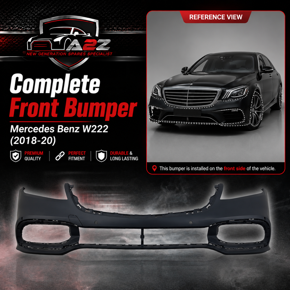 Complete Front Bumper 2228808900 Compatible With Mercedes Benz W222 (2018-20) Tag No.334