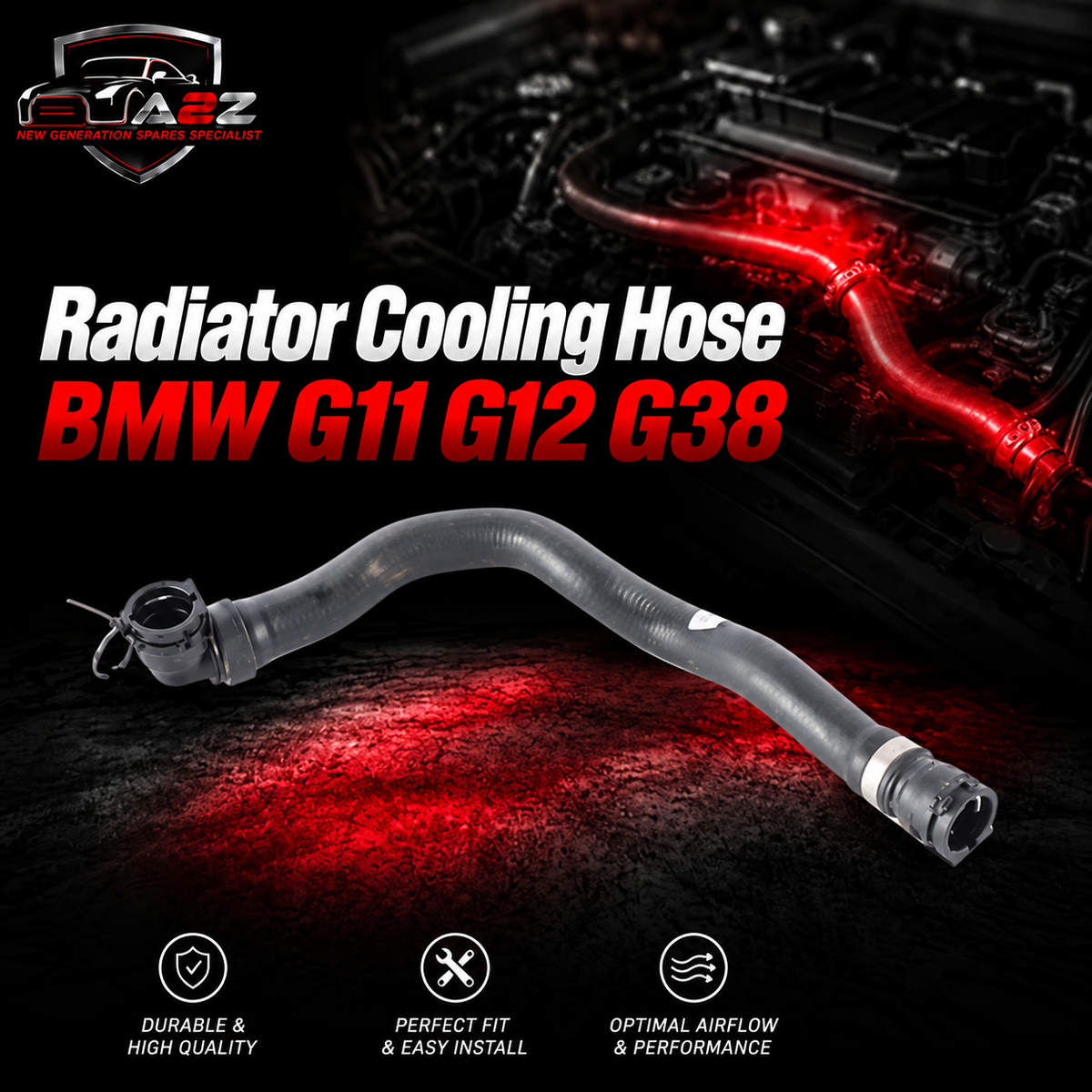 Radiator Cooling Hose 64219496099 Compatible With BMW G11 G12 G38