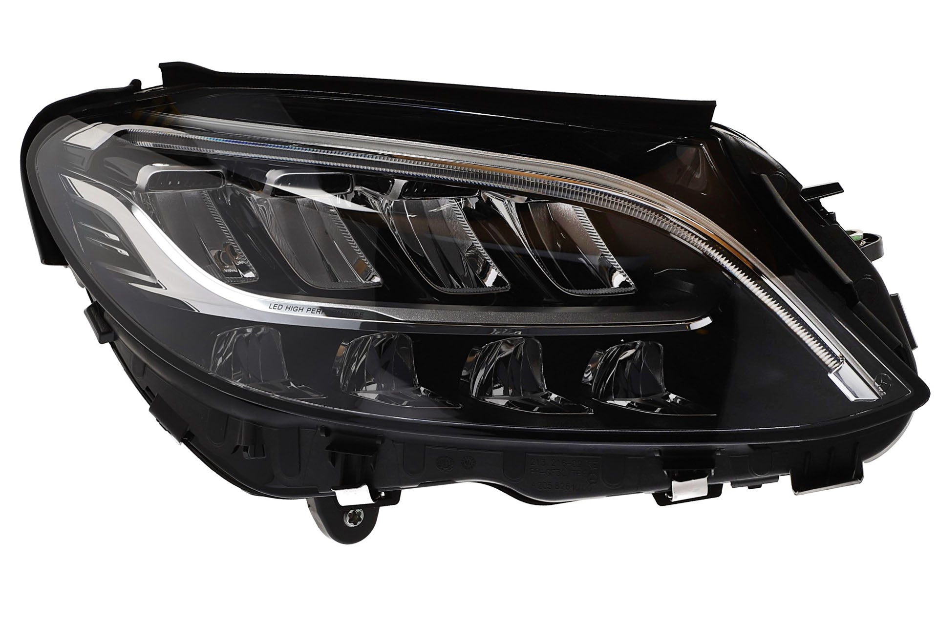 Complete Headlight Headlamp Assy Left A2059068905 (6 Pin) & Right A2059069005(4 Pin) (Without Blaster) Compatible With MERCEDES-BENZ C-CLASS (W205) (2021-2022) Tag No.110