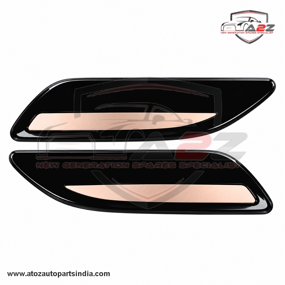 Golden Shade Bonnet Hood Grill Right LR110610  & Left LR110611 Compatible With Land Rover Range Rover Velar - L560 (2017-2024)