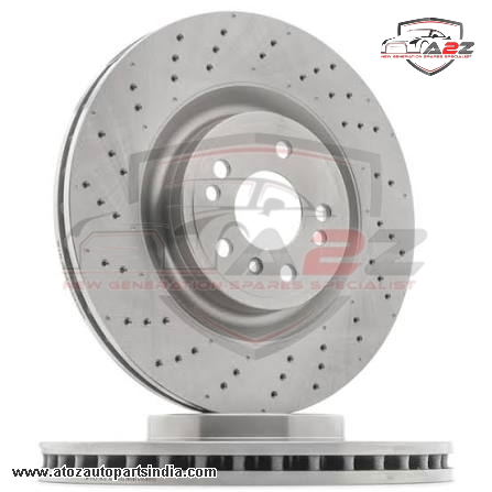 Front Brake Disc Set A1664211012 A1664211500 A1664211500 1664211012 1664211500 Compatible With MERCEDES-BENZ GLE W166