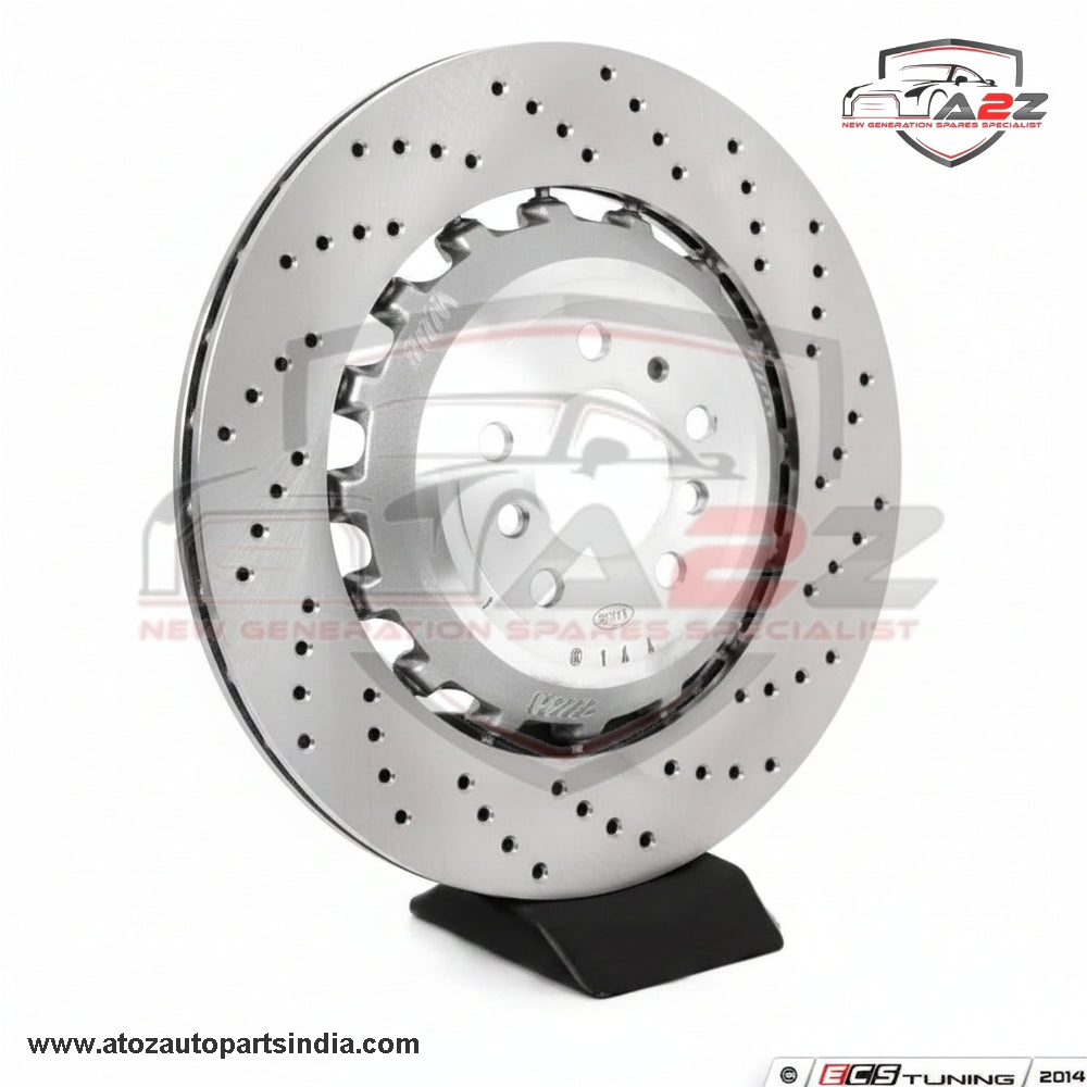 Rear Brake Disc Right 34212284104 & Left 34212284103 Set Compatible With BMW 5 Series F10 & 6 Series F06