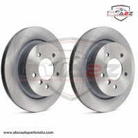 Rear Brake Disc Set 34216782607 Compatible With BMW Z4 Roadster E89
