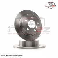 Rear Brake Disc Set 34216799383 6799383 92279303 Compatible With MINI MINI (F55) | MINI / COOPER MINI (F56) | MINI / COOPER (ALBRO)
