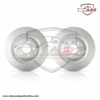 Rear Brake Disc Set 4H0615601L 4H0615601P 4H0615601F Compatible With AUDI A6 C7 & A7 & A8 D4