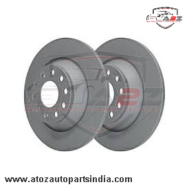 Front Brake Disc Set 4F0615601E Compatible With AUDI A6 C6 4F2