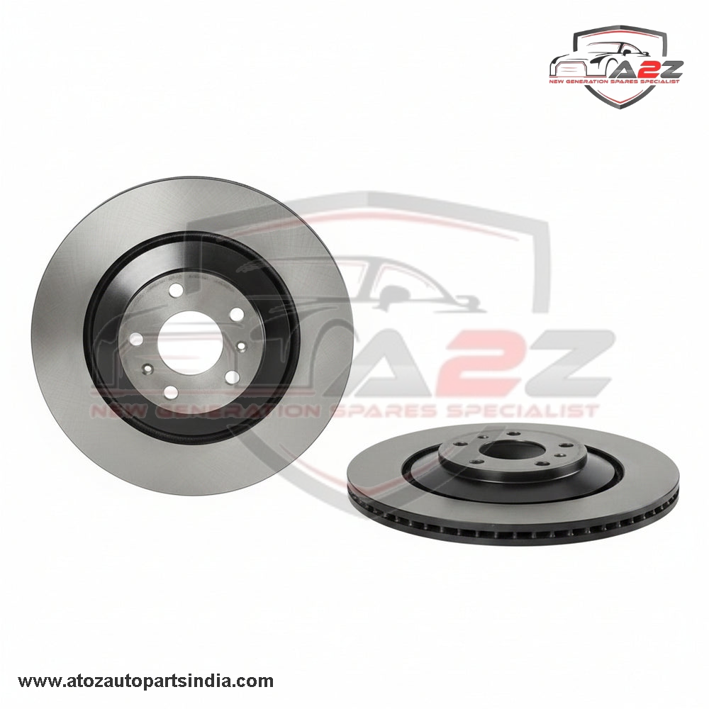 Rear Brake Disc Set 3W0615601G Compatible With BENTLEY CONTINENTAL & FLYING SPUR