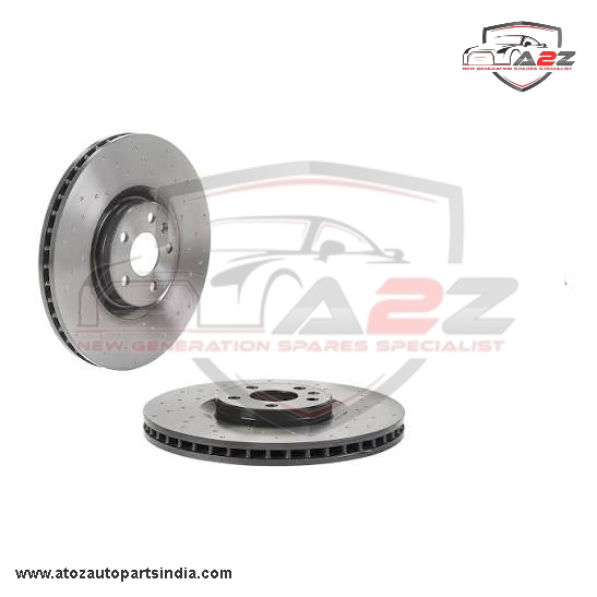 Front Brake Disc Set 31471752 31400568 Compatible With VOLVO S90 II (234) & V90 II Estate (235) & XC40 (536) & XC60 II (246) & XC90 II (256)