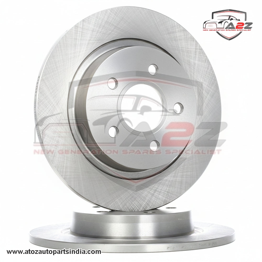 Rear Brake Disc Set 31341645 31341646 Compatible With VOLVO V40 Cross Country (526) & V40 Hatchback (525)