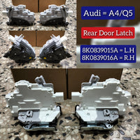 Rear Right Door Lock Actuator 8K0839016A Compatible With AUDI A4 A5 Q3 Q5 Q7  (2008-17)
