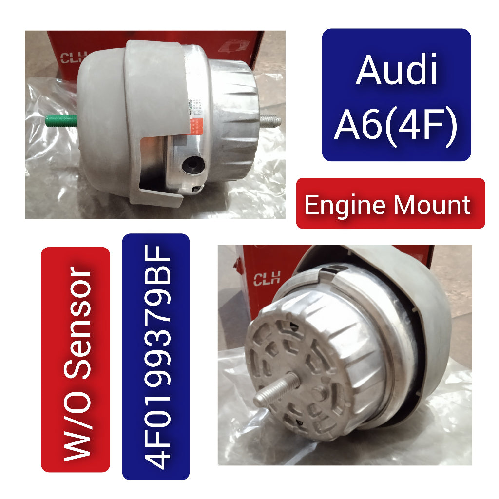 Engine Motor Mount Bracket Set Compatible With AUDI A6 C6 (4F2) | A6 / S6 Engine Motor Mount Bracket Left 4F0199379BF & Right 4F0199382BH