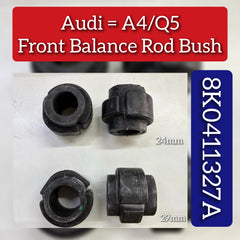 Front Stabilizer Sway Bar Bushing Kit 8K0411327A Compatible With AUDI A4 B8 (8K2) | A4 / S4 & A5 Sportback (8TA) | A5 / S5 & A6 C7 (4G2, 4GC) | A6 / S6