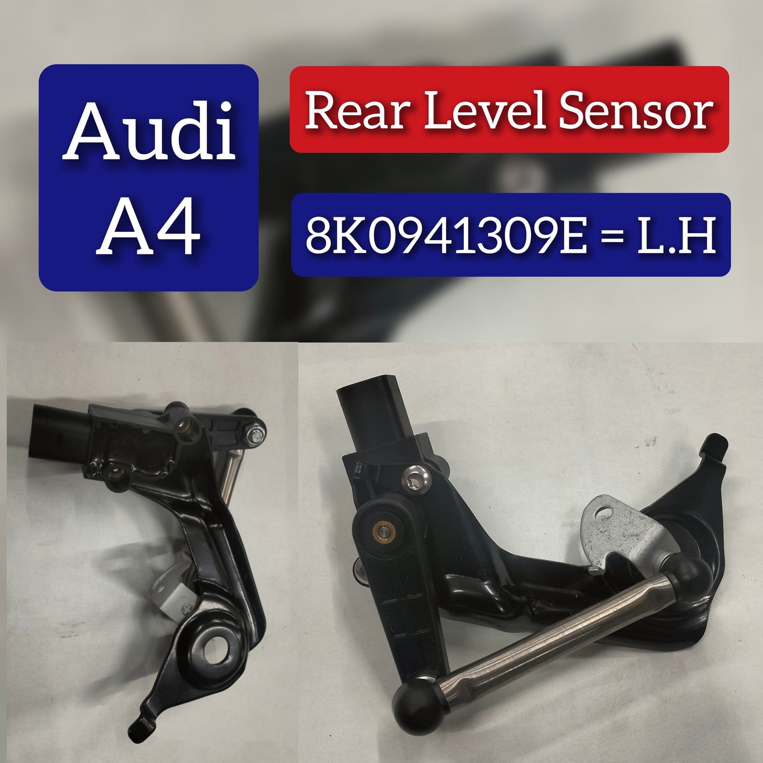 Rear Left Headlight Level Sensor 8K0941309E Compatible With AUDI A4 B8 (8K2) | A4 / S4 & A5