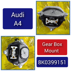 Rear Engine Transmission Mount 8K0399151 8K0399151BD 8K0399151AQ Compatible With AUDI A4 B8 (8K2) | A4 / S4