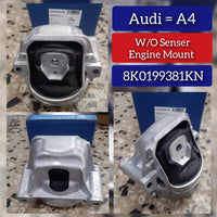 Front Right Engine Motor Trans Mount 8K0199381KN Compatible With AUDI A4 B8 (8K2) | A4 / S4