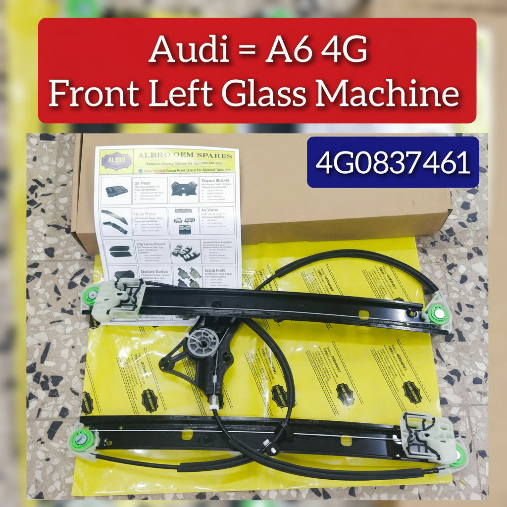 Front Left Power Window Regulator 4G0837461 Compatible with AUDI A6 C7 (4G2, 4GC)| A6 / S6