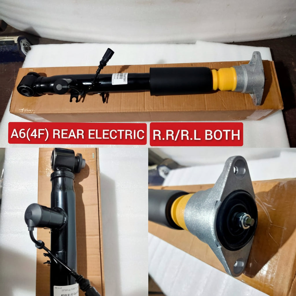 Rear Left Air Suspension Electric Strut Shock Absorber 4F0616031 4F0616031L 4F0616031K Compatible With AUDI A6 C6 (4F2) | A6 / S6