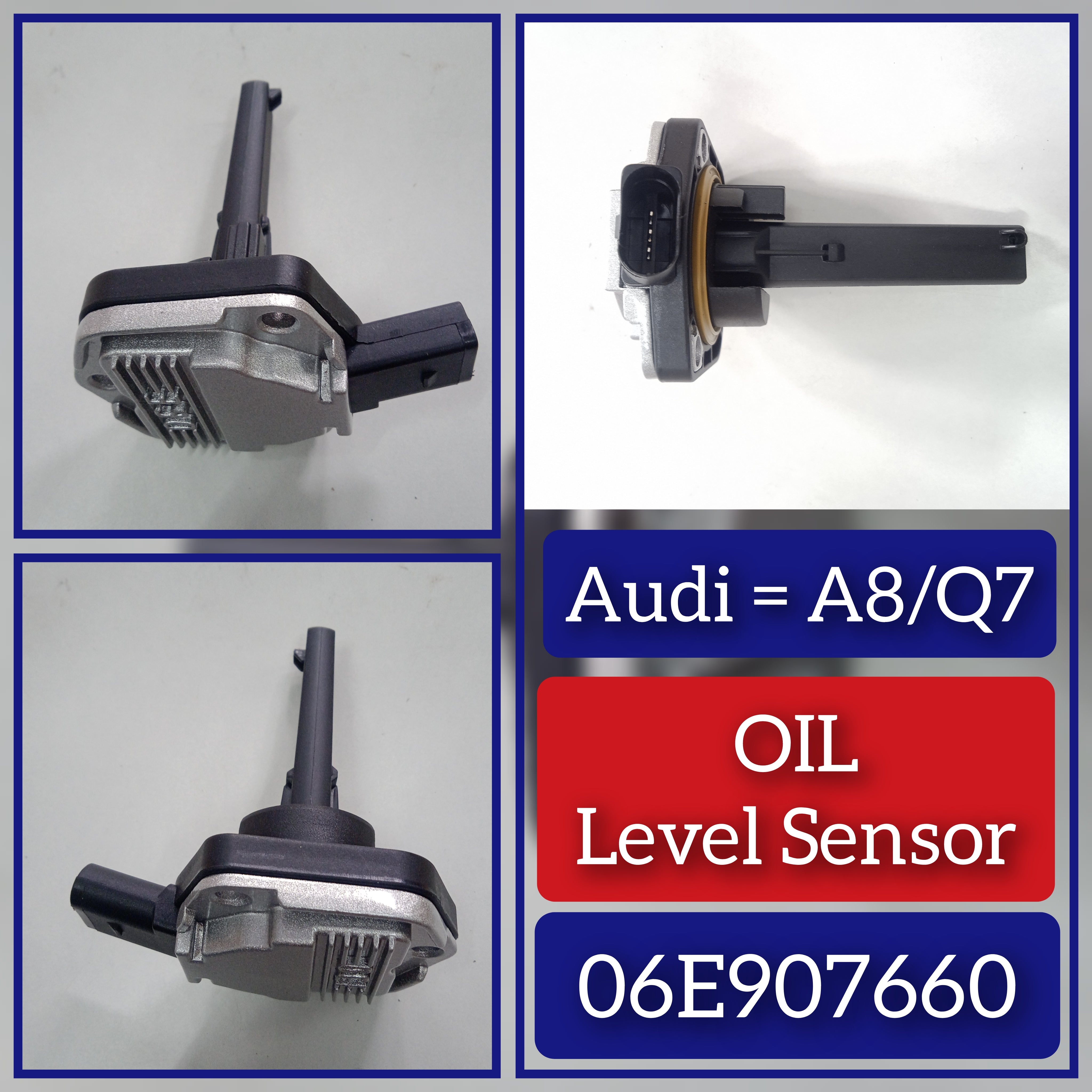 Oil Level Sensor 06E907660 Compatible With AUDI A8 D3 (4E2, 4E8) | A8 / S8 | A8L & Q3 (8UB, 8UG) & Q7 (4LB)