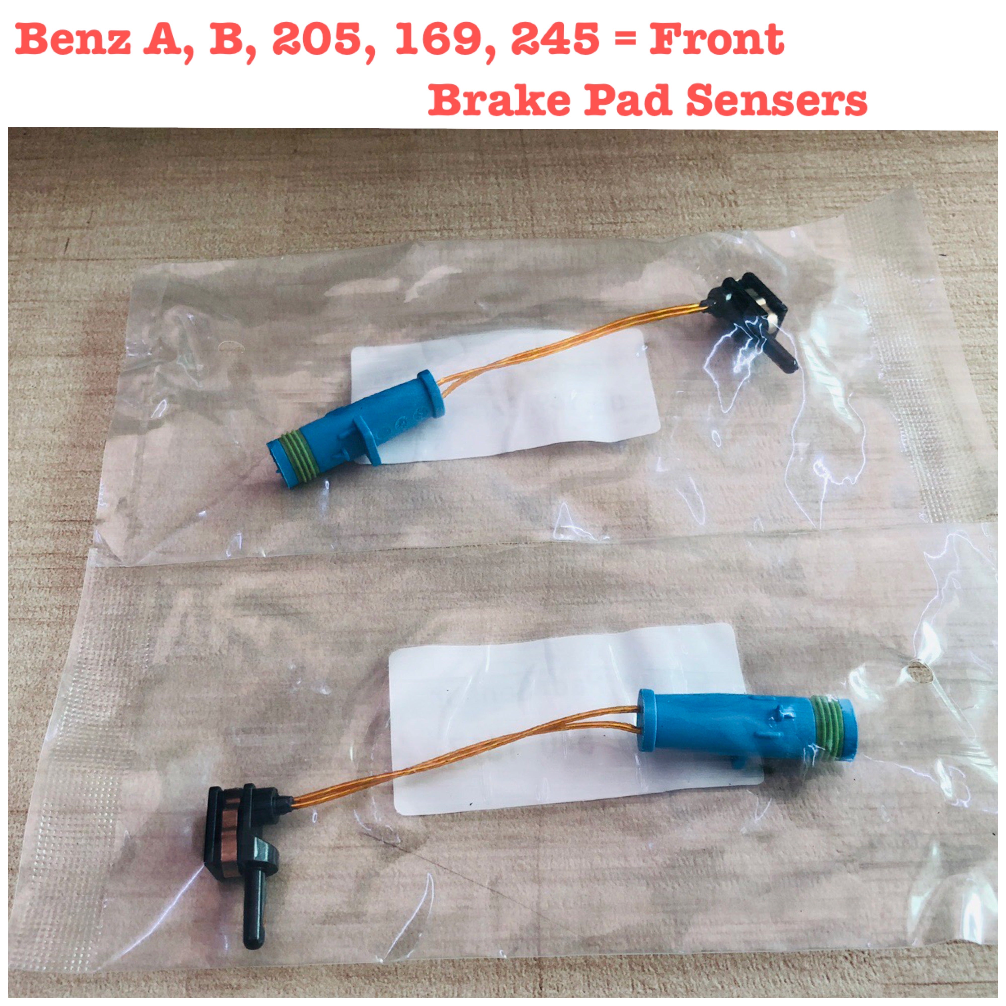 Brake Pad Wear Sensor 1695401617 A1695401617 Compatible With MERCEDES-BENZ A-CLASS Saloon V177 & B-CLASS W246, W242 & C-CLASS W205 & CLA Coupe C117 &  E-CLASS W213 & GLA-CLASS X156