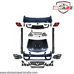 Complete Conversion Body Kit Compatible With Mercedes C Class W204 (2007-2014) Upgrade To Mercedes Benz W204 LCI AMG C63 (Shipping Cost Not Included In Price)