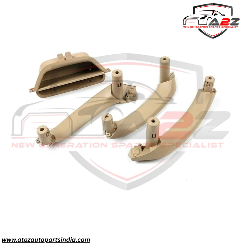 Inner Door Handle Assembly (Without Leather Set Of 4) - 51417250307, 51419209216, 51419209215 Compatible With BMW X3 F25