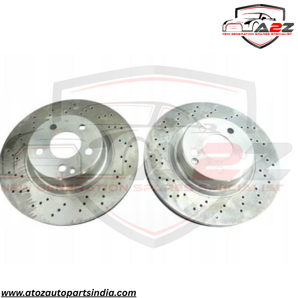 Front Brake Disc Set A2204210812  A2204212512 A220421251264 Compatible With MERCEDES-BENZ S-CLASS (W220, V220)