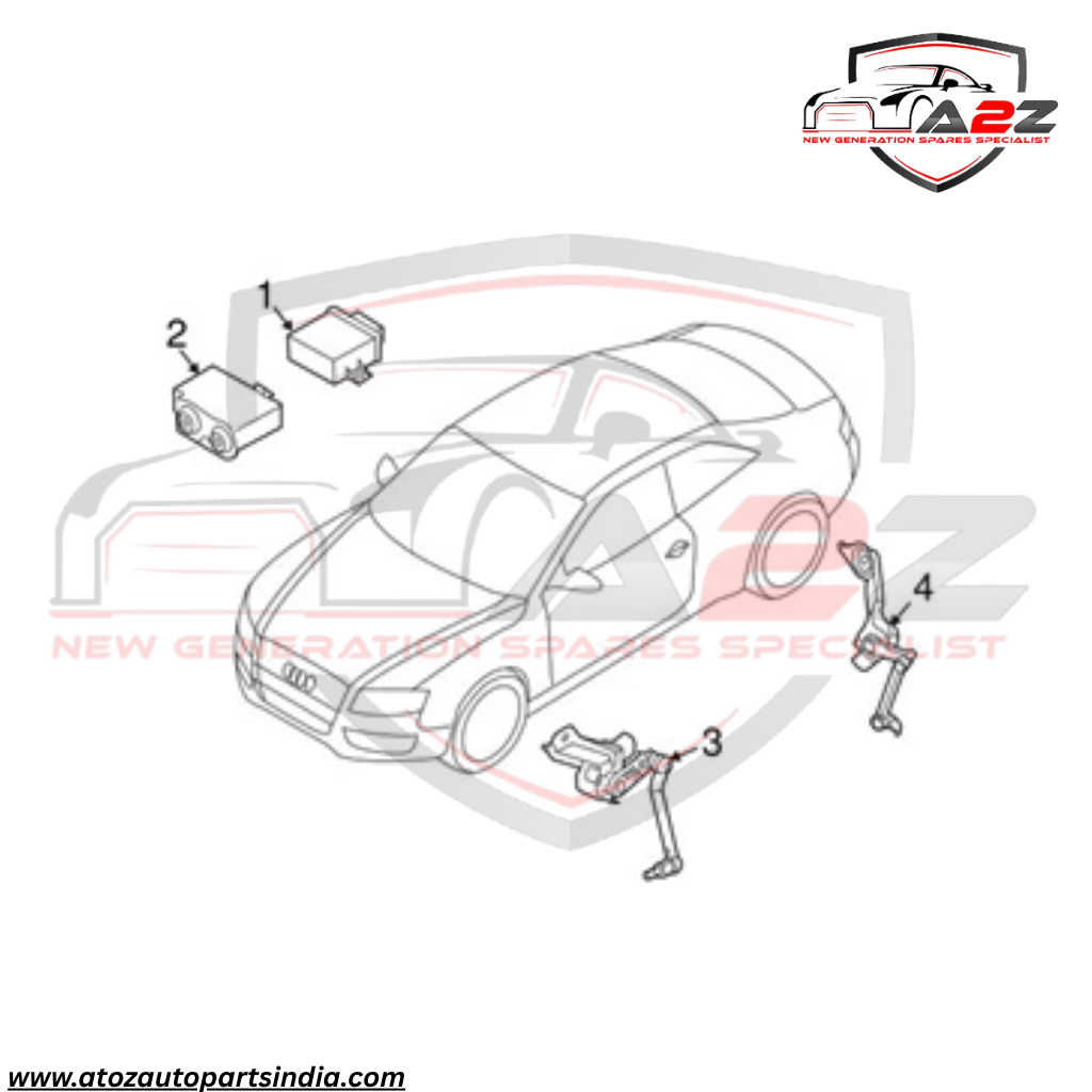 Front Right Headlight Level Sensor 8R0941286D Compatible With AUDI Q5 8RB