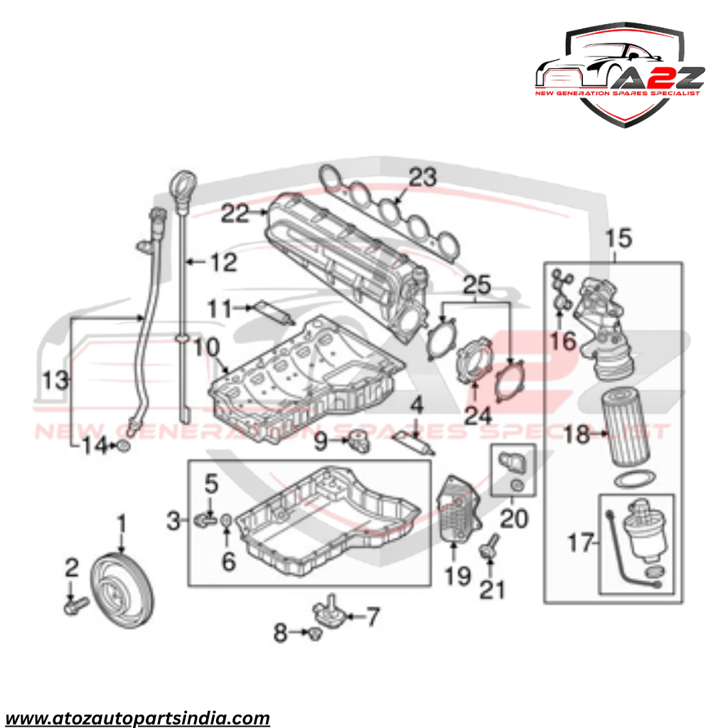 Oil Level Sensor 06E907660C Compatible With AUDI Q3 8UB, 8UG
