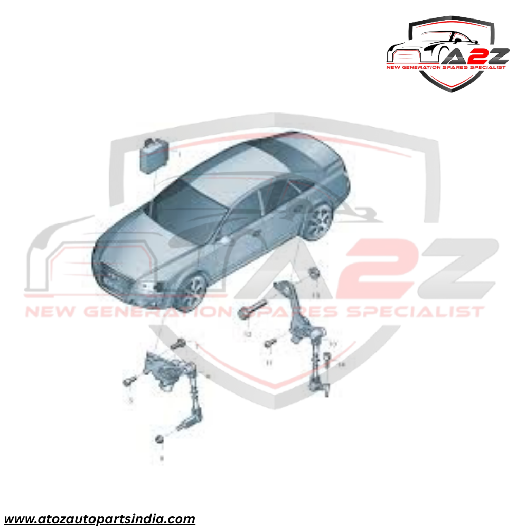 Rear Right Headlight Level Sensor 4H0941310C Compatible With AUDI A6 C7 4G2 & A7 & A8 D4 & Q5