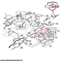 Front Left Headlight Level Sensor 7L0616213D Compatible With AUDI Q7 4LB