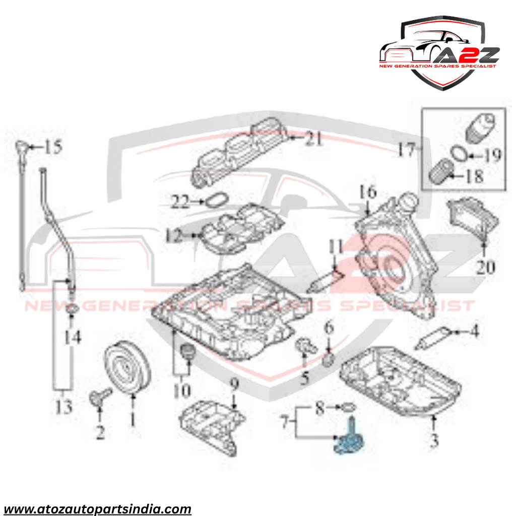 Oil Level Sensor  079907660A Compatible With  AUDI A5 A6 A7 A8 Q7