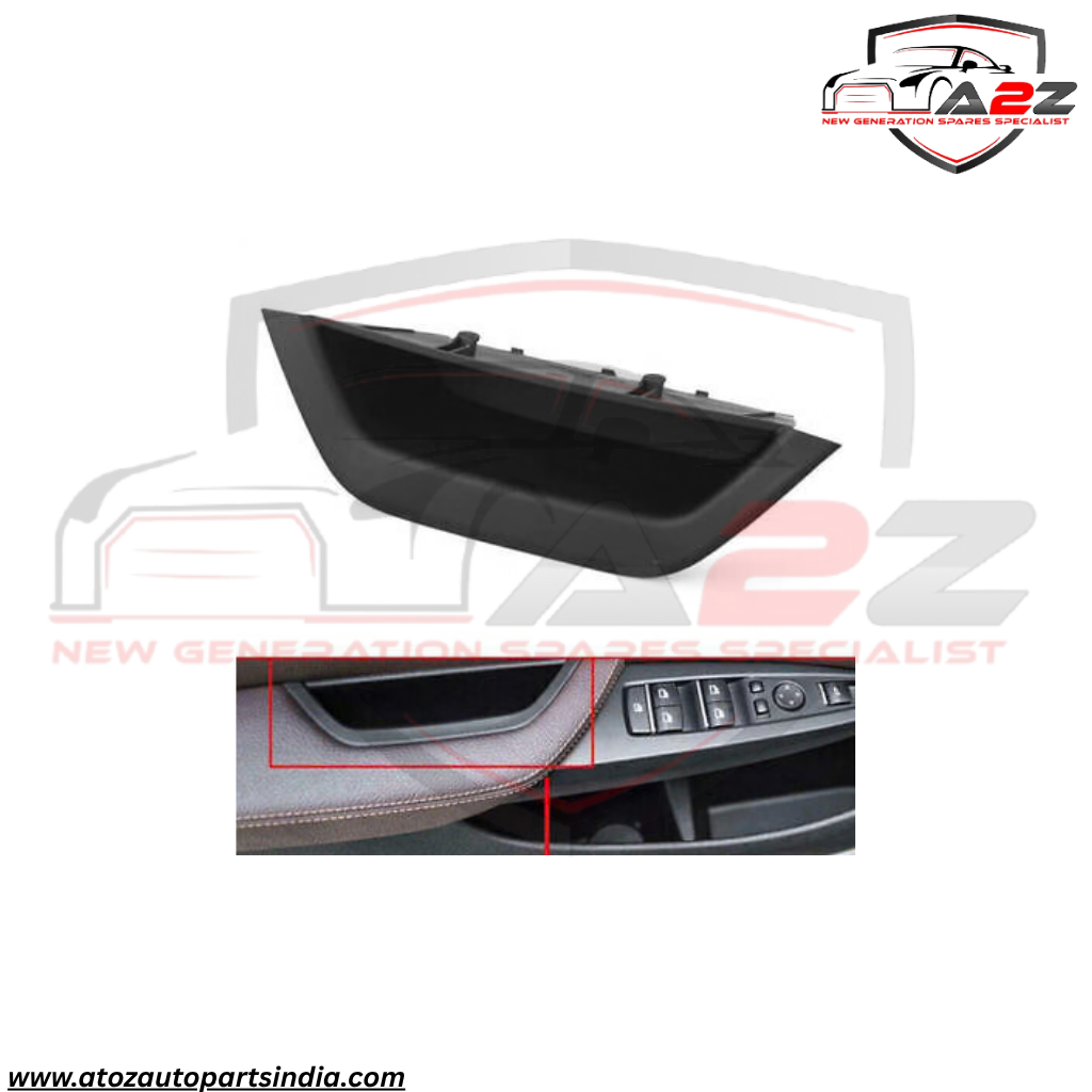 Inner Door Handle Assembly (Without Leather Set Of 4) - 51417250307, 51419209216, 51419209215 Compatible With BMW X3 F25