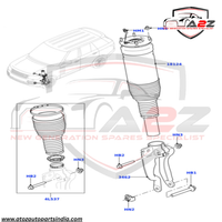 Front Left Air Suspension Shock Absorber Strut LR038804 LR087094 LR056926 Compatible With LAND ROVER RANGE ROVER IV (L405)