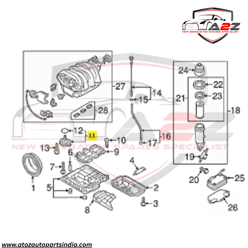 Oil Level Sensor 03C907660G 03C907660H Compatible With AUDI A3 Limousine (8VS, 8VM) | A3 / S3  & A4 B8 (8K2) | A4 / S4 & Q3