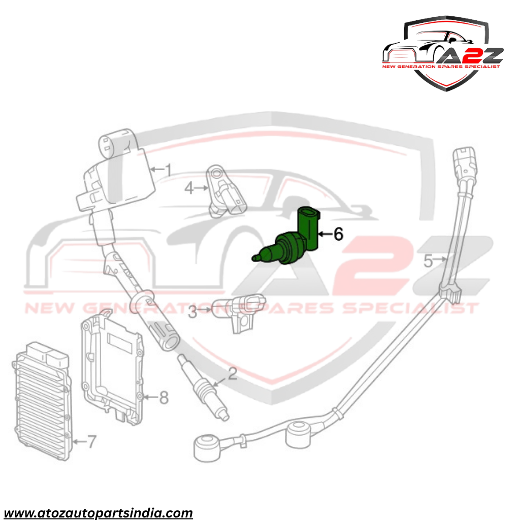 Temperature Senser 0009050600 0041539728 0999053700 Compatible With MERCEDES-BENZ A-CLASS (W176) & CLS (C219) & E-CLASS (W211)