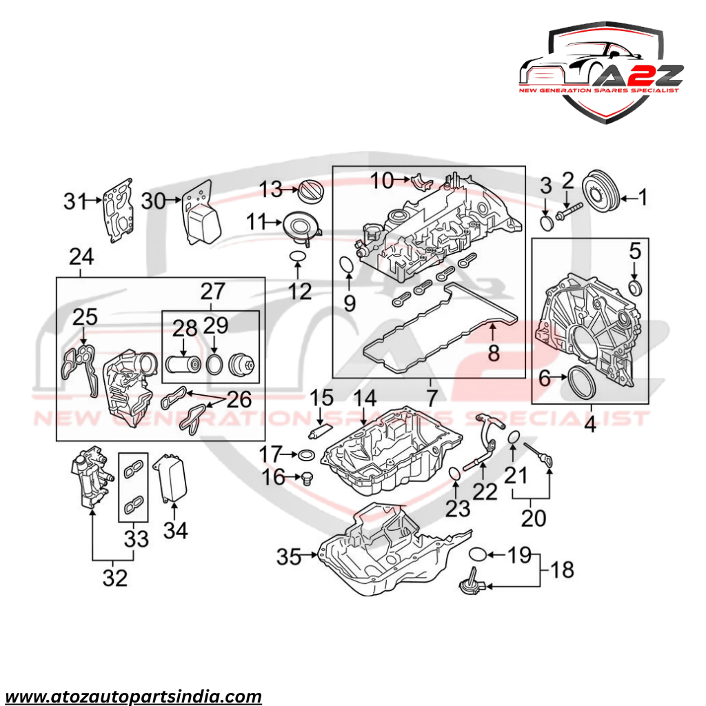 Oil Level Sensor 12618608781 12617636296 12618507676 Compatible With BMW 1 Series F20 & 3 Series F30, F80 & 3 Series Gran Turismo F34