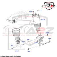 Front Left Air Suspension Shock Absorber Strut LR072216  LR072440 LR072450 LR087083 LR087084 Compatible With LAND ROVER RANGE ROVER SPORT II (L494)