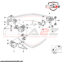 Headlight Level Sensor 37146784697 37140141445 37141093698 37141093700 37146763738 37146778812 Compatible With BMW 3 Series E90 & 5 Series E60 & 7 Series E65, E66, E67 Z4 Roadster E89