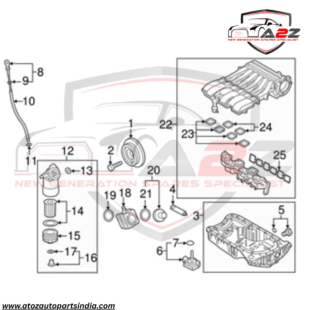 Oil Level Sensor 03L907660A Compatible With AUDI A3 & A4 & A6 & Q5 & TT