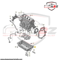 Oil Pan 04L103603 04L103603C 4L103603 Compatible With AUDI A3 Limousine (8VS, 8VM) | A3 / S3 & Q3 8UB, 8UG & SKODA OCTAVIA III 5E3, NL3, NR3  & VOLKSWAGEN ,POLO 2017-2022 Tag-OP-24