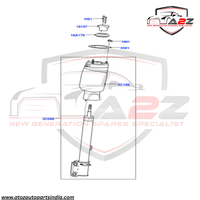 Front Left Air Suspension Shock Absorber Strut LR012885 LR012886 LR032567 Compatible With LAND ROVER RANGE ROVER III (L322)