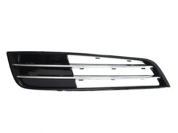 Front Fog Lamp Cover Without Hole Left 4H0807679K Right 4H0807680M Compatible With AUDI A8 D4 (4H2 4HL) | A8 / S8 | A8L