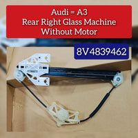 Rear Right Glass Machine Without Motor 8V4839462 Compatible With AUDI A3