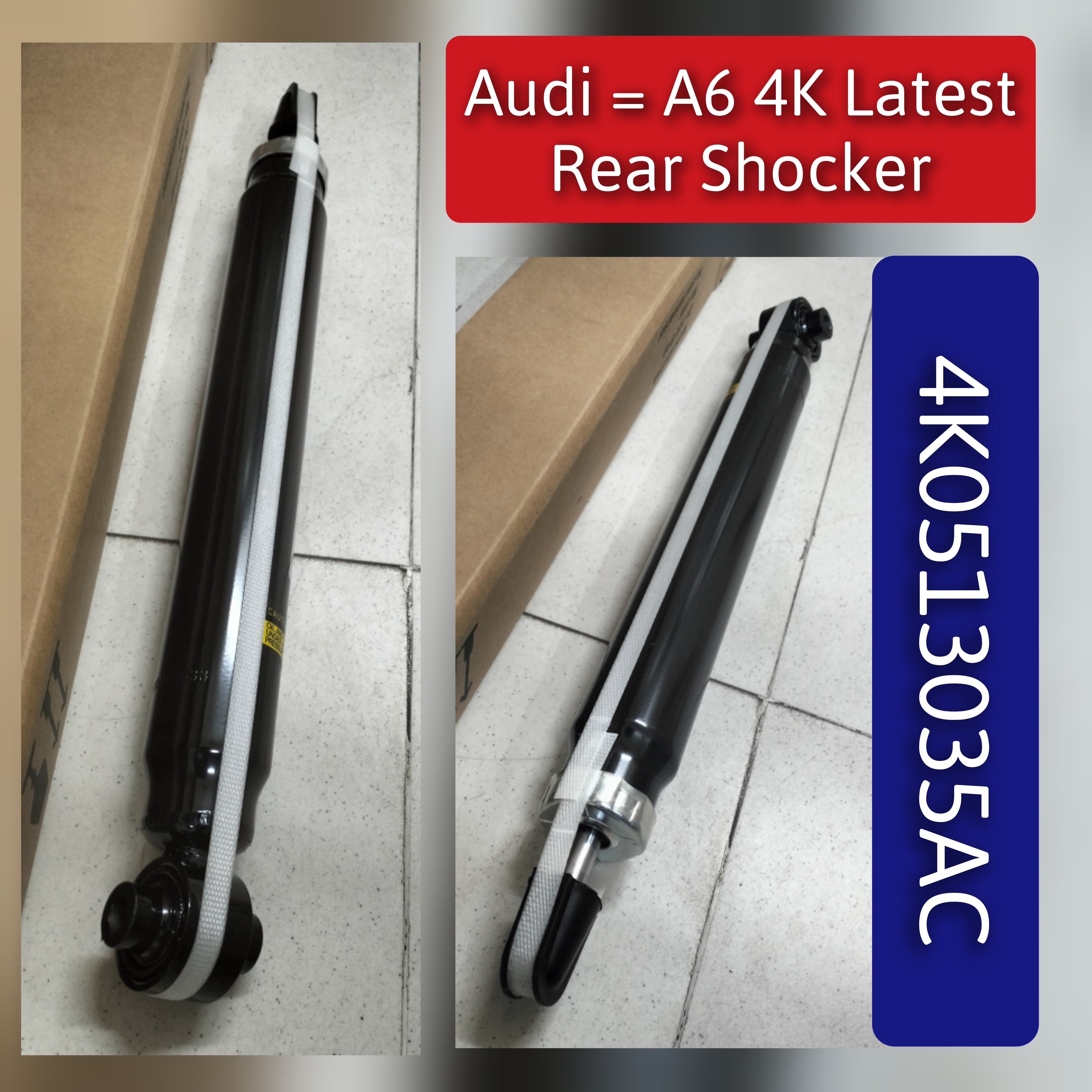 Rear (Left & Right Same) Air Suspension Shock Absorber 4K0513035AC  Compatible With AUDI A6 C8 (4A2) (1PCS)
