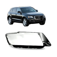 Front Headlight Glass Compatible with  Audi Q5 2009 - 2012.