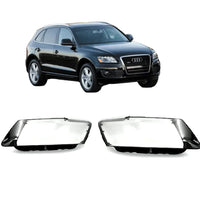 Front Headlight Glass Compatible with  Audi Q5 2009 - 2012.